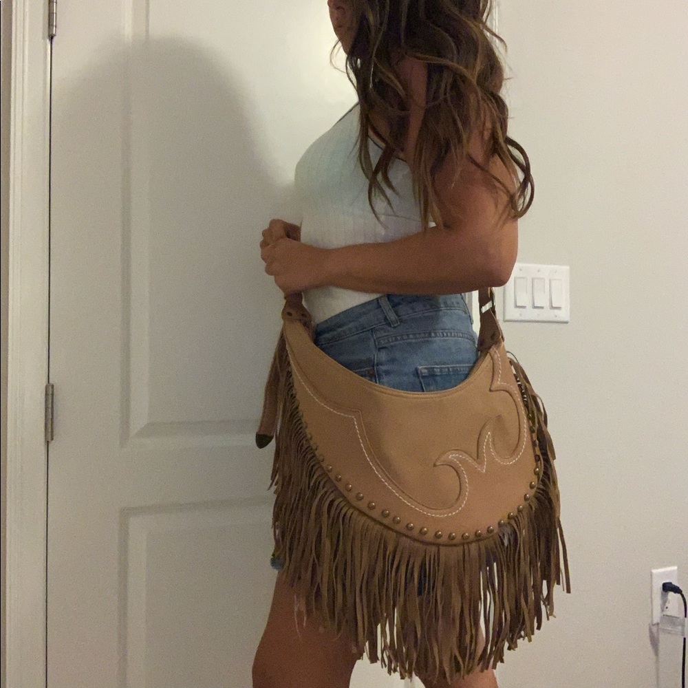Western Fringe Crossbody Purse